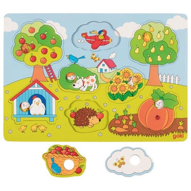 Goki - Background Puzzle In The Garden